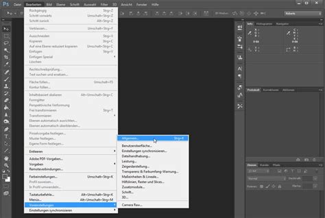 photoshop sprache umstellen.